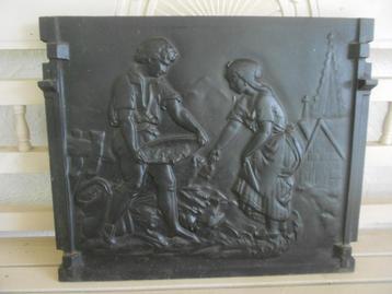 Plaque en fonte (ancienne porte de four à pain? (boulanger)3, Enlèvement ou Envoi