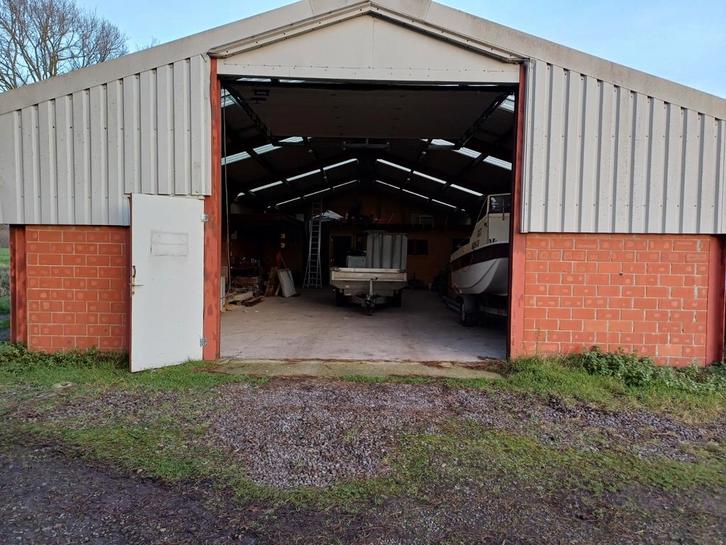 Opslagruimte 180m2 in oosteeklo, Immo, Garages en Parkeerplaatsen
