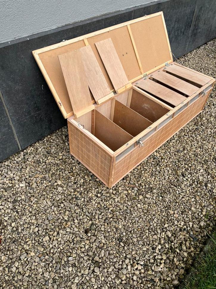 Grote kippen transport mand ( mooie staat), Dieren en Toebehoren, Pluimvee | Toebehoren, Zo goed als nieuw, Ophalen