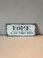 Decoratief tekstbord Home, Ophalen of Verzenden, Zo goed als nieuw