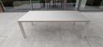 Tuintafel alu + blad in keramiek, Ophalen, Zo goed als nieuw, Rechthoekig, Aluminium