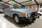 Mercedes R107 380SL 1985, Autos, Cuir, Automatique, Bleu, Propulsion arrière