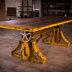 Table industrielle pivotante, Maison & Meubles, Tables | Tables à manger, 100 à 150 cm, Industrieel, Teck, Rectangulaire