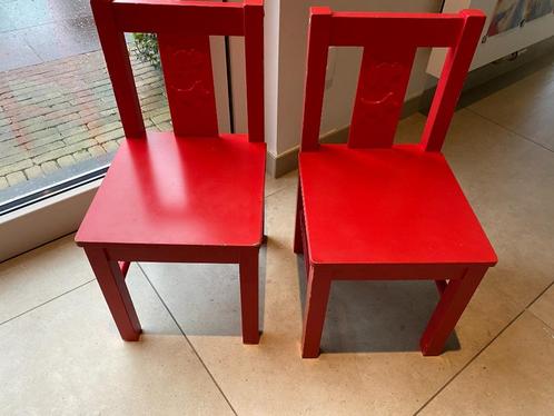 Set Kritter rode kinderstoel ikea 2 stuks, Kinderen en Baby's, Kinderstoelen, Gebruikt, Ophalen