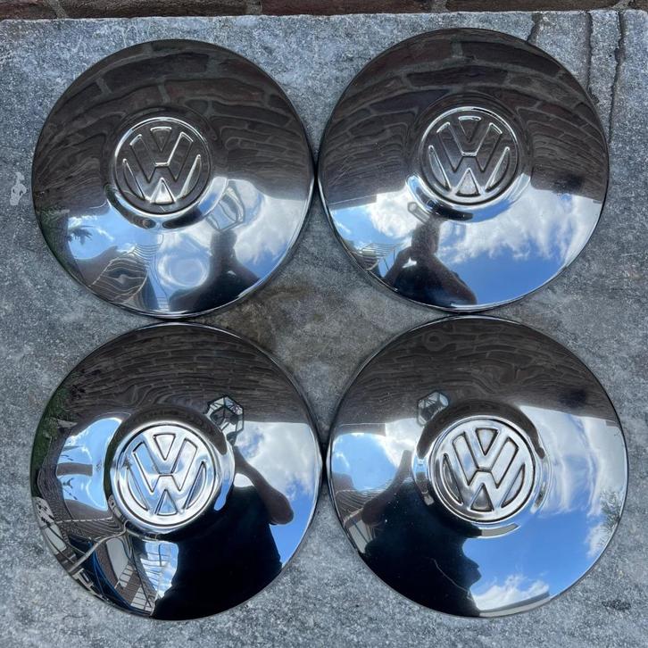 VW Chromen Wieldop 4x130 Kever KG T14 1968->, Auto diversen, Auto-accessoires, Gebruikt, Ophalen of Verzenden