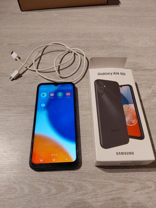 Samsung Galaxy A14 5G - 128GB - ZWART In goede staat, Telecommunicatie, Mobiele telefoons | Apple iPhone, Zo goed als nieuw, Zwart
