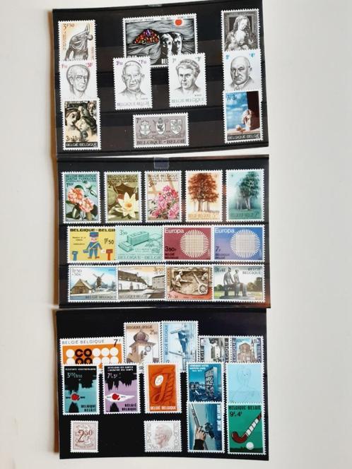 Postfrisse zegels jaren 70 België, Postzegels en Munten, Postzegels | Europa | België, Postfris, Orginele gom, Postfris, Ophalen of Verzenden