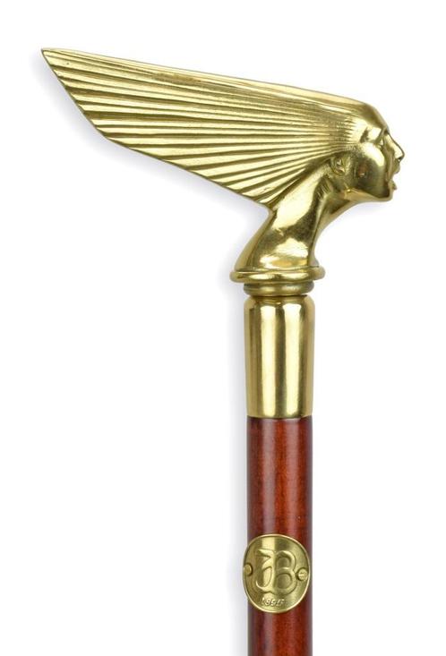 Luxueus wandelstok met bronzen handgreep GRATIS LEVERING, Diversen, Wandelstokken, Nieuw, Verzenden