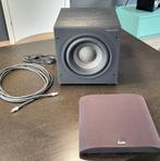 B&W ASW608 Subwoofer 200 Watt, Comme neuf, 120 watts ou plus, Bowers & Wilkins (B&W), Enlèvement