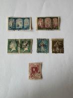 Lot 7 oude postzegels Algerije gebruikte Franse koloniën, Postzegels en Munten, Ophalen of Verzenden