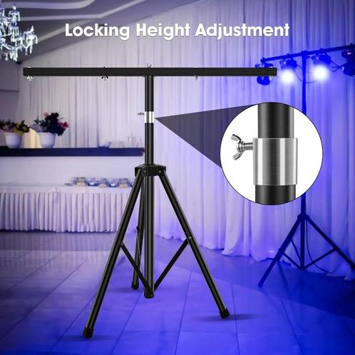 Nieuwe First Class Licht Statief met T-Bar Max 60 kg  Nieuw, Muziek en Instrumenten, Licht en Laser, Nieuw, Licht, Geluidgestuurd