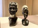 Afrikaanse beeldjes duo, Ophalen of Verzenden, Nieuw, Mens