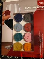 Boîte de 6 Glass Markers - marque VACUVIN, Ophalen of Verzenden