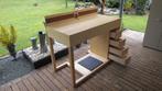Volhouten Sta-Bureau met"Kybun"mat. Start Ergonomisch werken, Ophalen, Zo goed als nieuw, Stabureau