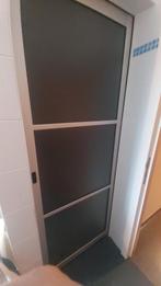 Schuif/hangdeur, Doe-het-zelf en Bouw, Deuren en Vliegenramen, Ophalen, Schuifdeur, Gebruikt, Glas
