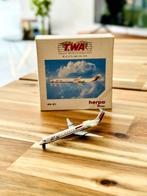 TWA Trans World Airlines MD-82 - Herpa Wings 1:500, Overige merken, 1:200 of kleiner, Vliegtuig, Zo goed als nieuw