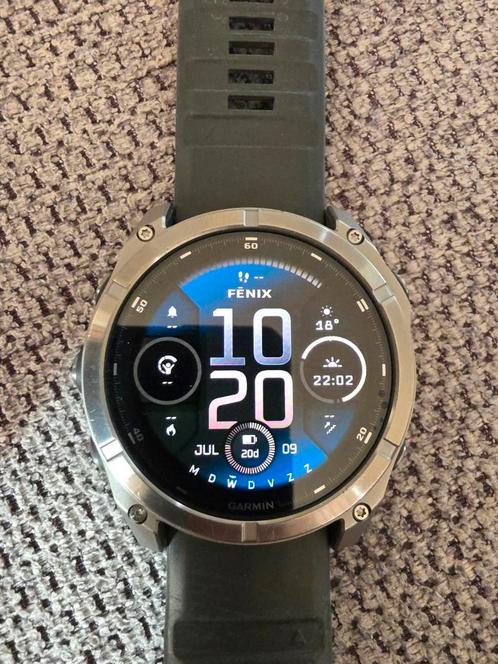 Garmin fenix 8 51mm, Handtassen en Accessoires, Smartwatches, Zo goed als nieuw, Ophalen of Verzenden