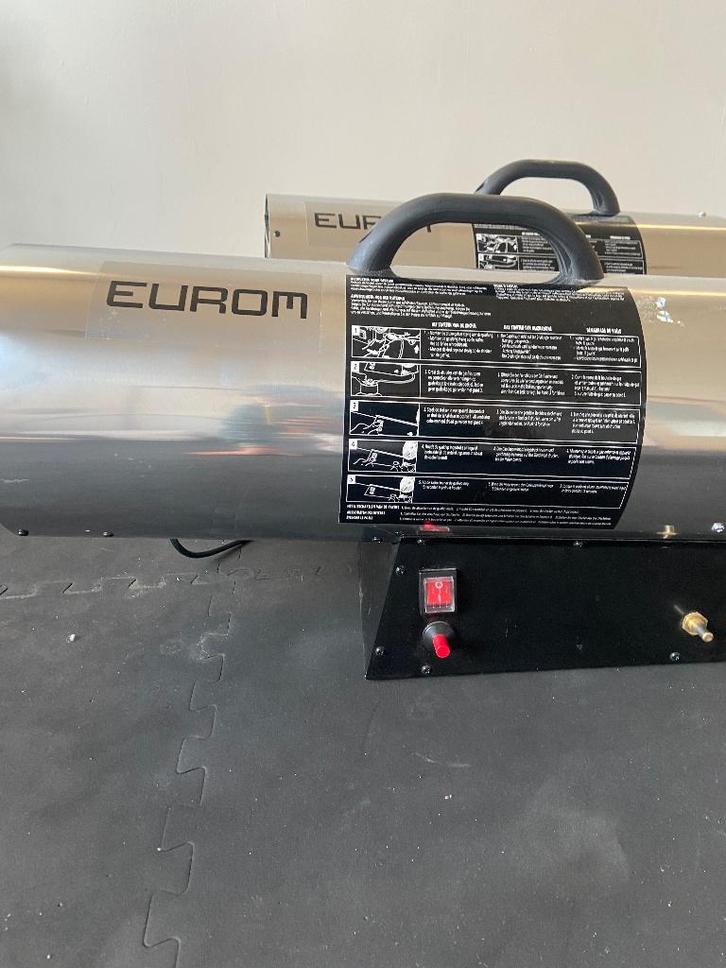 Heteluchtkanon 1000 m³ | Eurom HKG-30, Doe-het-zelf en Bouw, Verwarming en Radiatoren, Zo goed als nieuw, Overige typen, 800 watt of meer