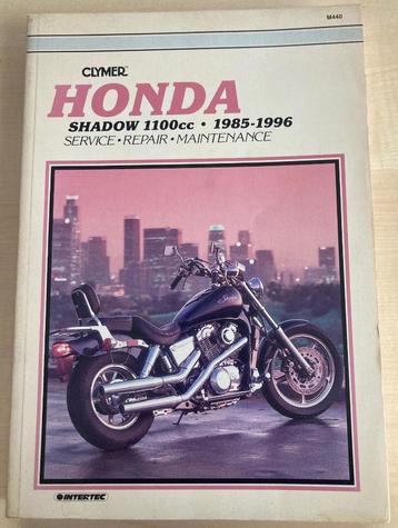 Werkplaatshandboek Honda Shadow VT1100 (1985-1996) Clymer disponible aux enchères