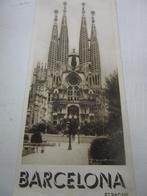 Vintage jaren 30 folder Barcelona,  kathedraal en andere, Ophalen of Verzenden