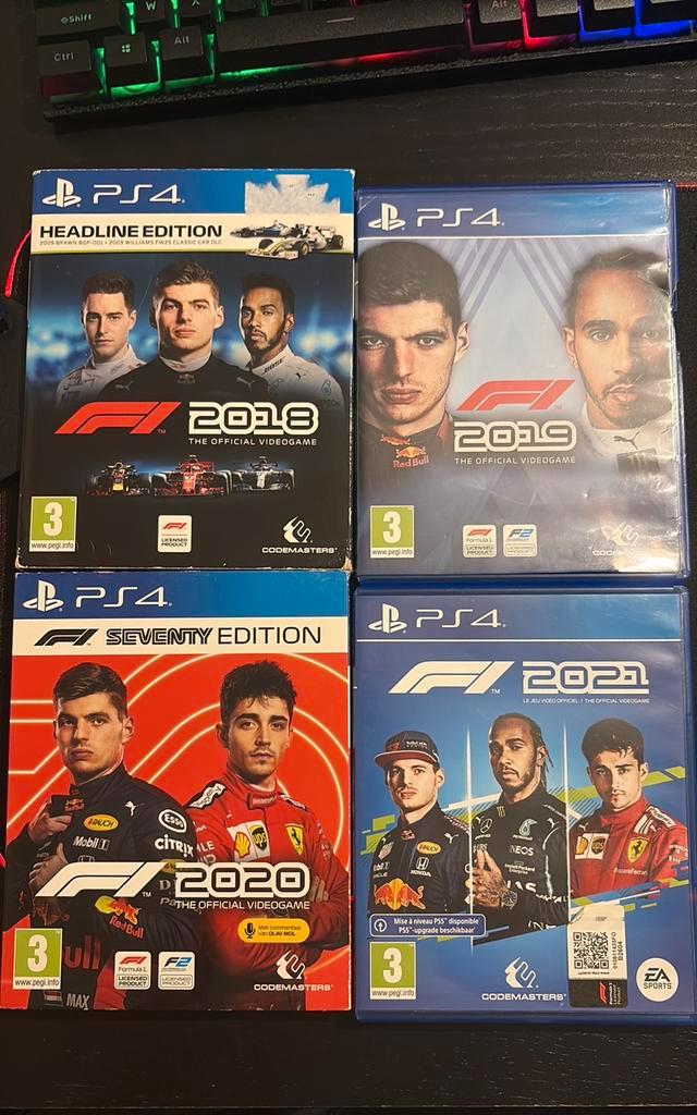 Ps4 Games F1  2018,2019, 2020,2021, Games en Spelcomputers, Games | Sony PlayStation 4, Zo goed als nieuw, Ophalen
