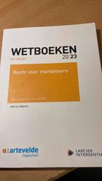 Recht voor Marketeers Artevelde, Boeken, Ophalen of Verzenden, Zo goed als nieuw