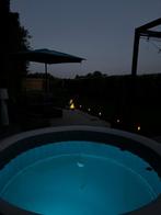 Jacuzzi Intex Greywood DELUXE, Tuin en Terras, Bubbelbaden en Hottubs, Ophalen, Zo goed als nieuw, Grondzeil, Opblaasbaar