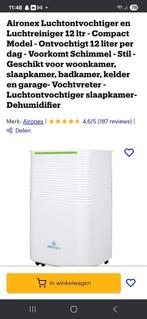 Luchtontvochtiger: 1x gebruikt Aironex, Ophalen, Zo goed als nieuw