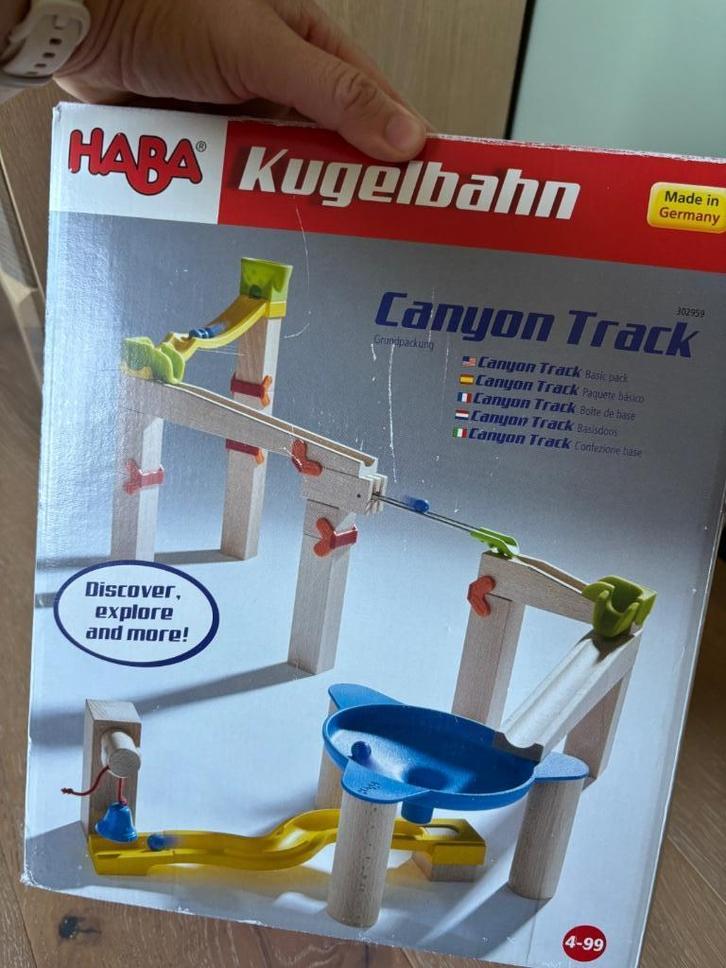 Knikkerbaan Haba, Kinderen en Baby's, Speelgoed | Houten speelgoed, Nieuw, Overige typen, Ophalen