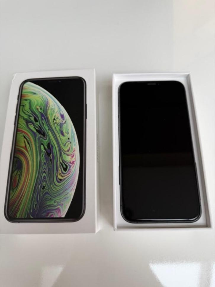 Iphone Xs 64 Gb, Telecommunicatie, Mobiele telefoons | Apple iPhone, Zo goed als nieuw, 64 GB, Zonder abonnement, iPhone XS, Zwart