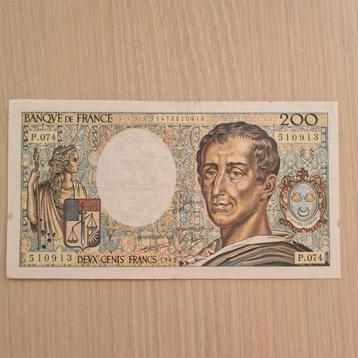Bankbiljet 200 frank Frankrijk 1989 beschikbaar voor biedingen