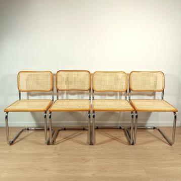 Set van 4 vintage Cesca stoelen beschikbaar voor biedingen