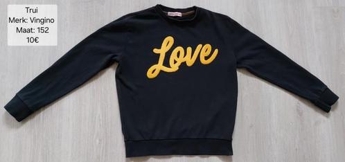 Trui meisje: Vingino maat 152 (NIEUWSTAAT), Kinderen en Baby's, Kinderkleding | Maat 152, Zo goed als nieuw, Meisje, Trui of Vest