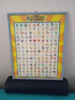 pokemon poster ingekaderd poster is van 1999, Ophalen of Verzenden, A1 t/m A3, Overige onderwerpen, Rechthoekig Staand