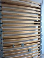 Lattenbodem, Huis en Inrichting, Slaapkamer | Bedden, Ophalen, 90 cm, Eenpersoons, Beige