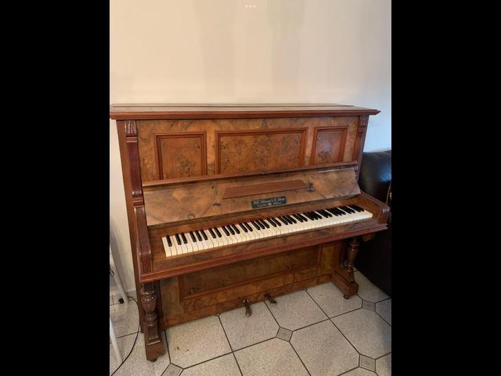 Buffetpiano Schimmel, Musique & Instruments, Pianos, Comme neuf, Piano, Brun, Enlèvement