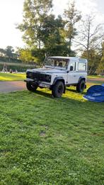 Land rover defender 90 td5, Auto's, USB, Zwart, 700 kg, Wit