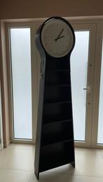 Rek met klok, Huis en Inrichting, Kasten | Wandmeubels, Ophalen, Met plank(en), Minder dan 150 cm, Minder dan 25 cm