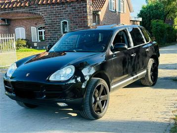 PORSCHE CAYENNE 3.2 LICHTE VRACHT 4 PLAATS AL GEKEURD, Autos, Cuir, Cayenne, Achat, Noir