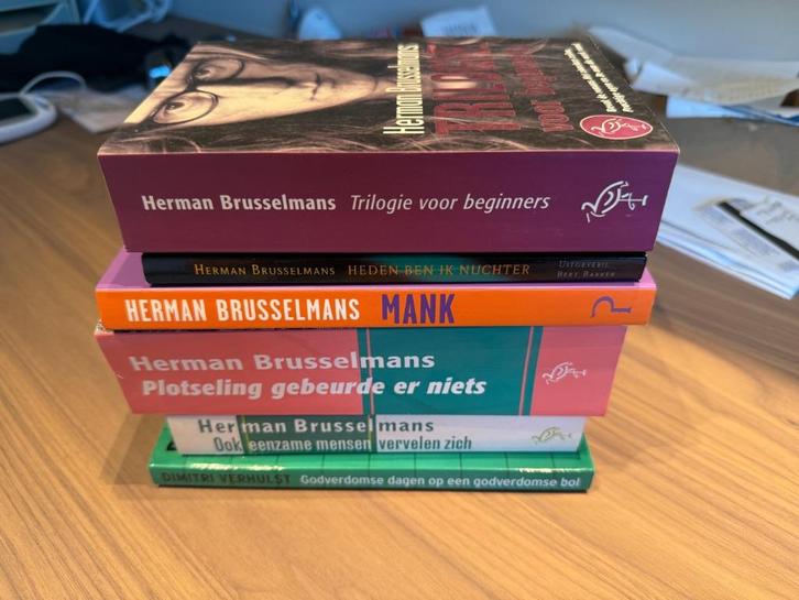 Herman Brusselmans : 5-7 boeken, Boeken, Literatuur, Gelezen, België, Ophalen