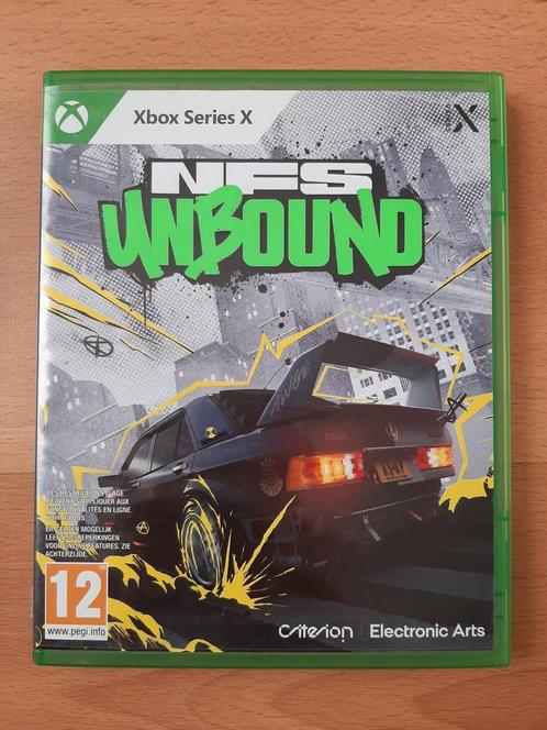 Xbox Serie X NFS unbound Need for speed (compleet), Games en Spelcomputers, Games | Xbox Series X en S, Zo goed als nieuw, Ophalen of Verzenden