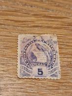 Guatemala 5 centavos postzegel 1881, Ophalen of Verzenden