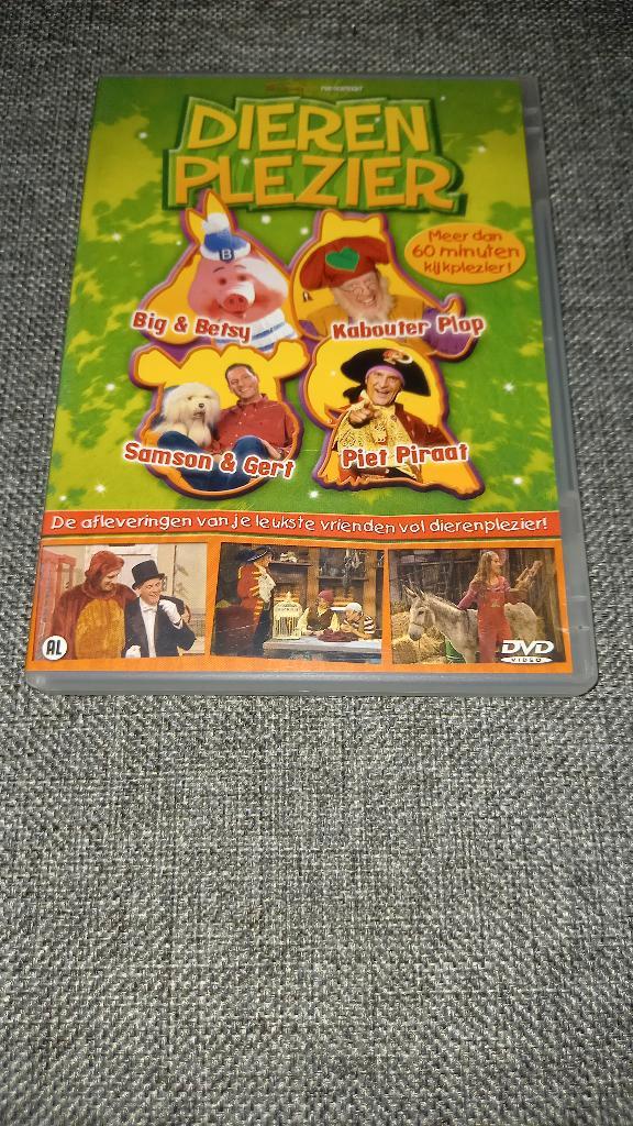 DVD Dieren Plezier, Cd's en Dvd's, Dvd's | Kinderen en Jeugd, Gebruikt, Dieren, Ophalen of Verzenden