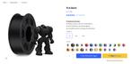 3d filament anycubic zwart 1.75mm, Informatique & Logiciels, Enlèvement ou Envoi, Neuf