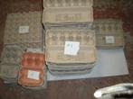 eierendozen +- 130 stuks, Dieren en Toebehoren, Pluimvee | Toebehoren, Ophalen of Verzenden, Gebruikt