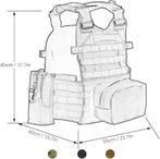 Gilet de chasse modulaire | avec sac d'hydratation | Nouveau, Neuf, -, -, Lixada