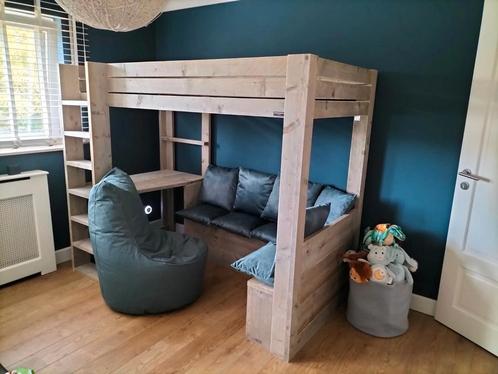 Stapelbedden en hoogslapers van steigerhout, Huis en Inrichting, Slaapkamer | Stapelbedden en Hoogslapers, Nieuw, Ophalen of Verzenden