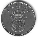 Munten Denemarken 1 Krone 1965 Pr, Enlèvement ou Envoi, Monnaie en vrac, Autres pays