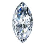 Marquise diamant 0,55 karaat (met certificaat), Ophalen of Verzenden, Nieuw