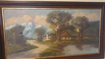 Olieverf schilderij  H. Slock 2 beschikbaar voor biedingen